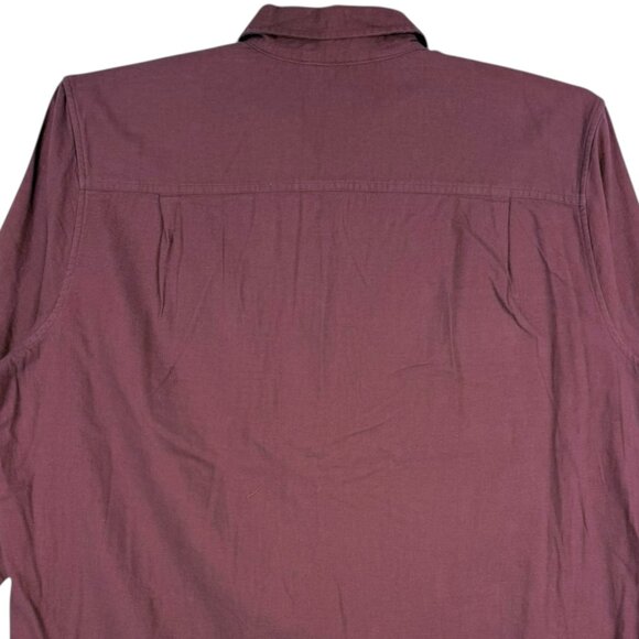 Mutual Weave Men Button-Up Long Sleeve Red Chambray Shirt Sz 2XLT Big & Tall NWT - Picture 4 of 11